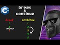 C++ break & continue explained 💔