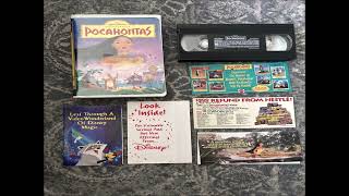 Full VHS Tape Pocahontas 1996 VHS From @EIthanPerry-b3u