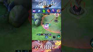 Chang'e vs Turret #mobilelegends #goluwarner