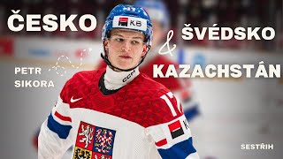 ČESKO vs ŠVÉDSKO\u0026KAZACHSTÁN || Petr Sikora sestřih z utkání || HD || #u20 #sweden