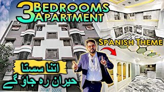 3 Bed DD Flat For Sale in Karachi | 3 Bedroom Apartment in Karachi | 3 Bedroom House Design 🔥❤️😍