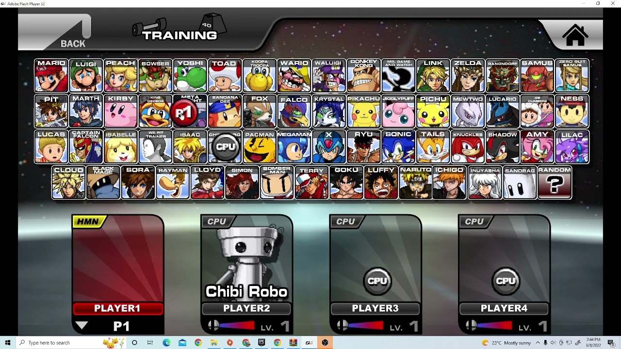 Super Smash Flash 2 Project B Patch 9 - All Characters (Who Has The ...