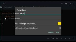 How to run Java program in Android