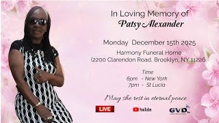 In Loving Memory of Patsy Alexander