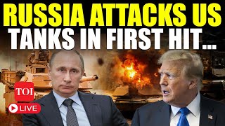 LIVE: Russia Attacks \u0026 Destroys US Tanks In First-Ever Hit Since Trump Oath | Kursk | Ukraine War