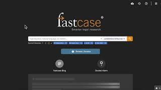 Where to Search in Fastcase 7