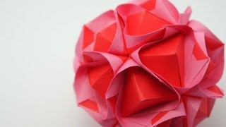 Origami Clover Kusudama (Maria Sinayskaya)