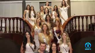 Candidatas ao Miss Brasil Beleza Internacional em jantar de gala no Maison Blanche Eventos