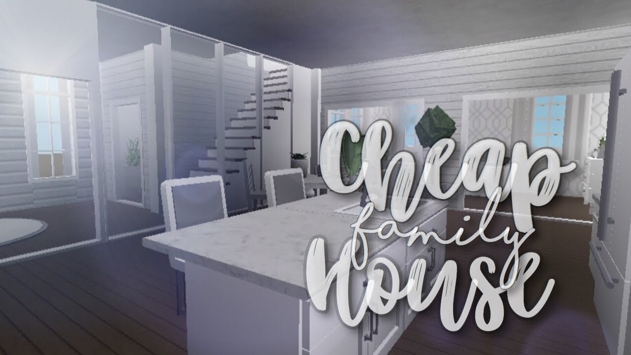 Bloxburg Cheap Family House Youtube