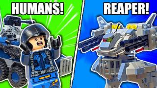 I Built A LEGO SCI-FI Mech Vs Human Showdown!