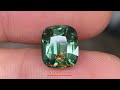 natural green sapphire 5.79ct heated real green crystal eye clean good luster memo grilab