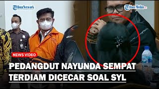 PEDANGDUT NAYUNDA Sempat Terdiam saat Ditanya Soal Sosok Eks Mentan SYL : Anggap Beliau Sebagai Apa?