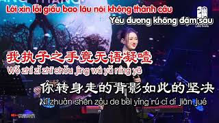 Karaoke Song Ngữ | THƯƠNG LY BIỆT 伤离别 - CHU THÚY QUỲNH