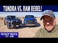 Truck Comparison! 2022 Toyota Tundra vs. 2022 RAM 1500 Rebel G/T