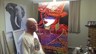 Graeme Stevenson Painting with Oils and Acrylics  Colour In Your Life