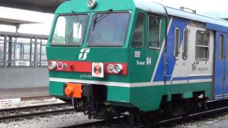 AUTOMOTRICE FS. ALe 724 IN STAZIONE A CUNEO. 23 - 4 - 2013.