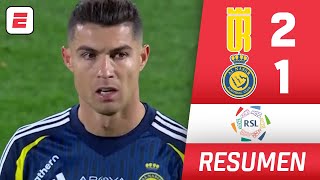 NUEVA DERROTA de Al Nassr de Cristiano Ronaldo. Cayó 2-1 vs Al Orubah | Saudi Pro League