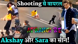 Atrangi Re Shooting Set Akshay Kumar and Sara Ali Khan Cute Moment Viral