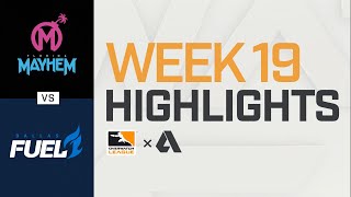 Akshon Highlights | Florida Mayhem vs Dallas Fuel | Week 19 | NA Day 1