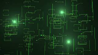 Free 4K Green Digital Sci-fi Technology Background