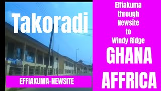 Beautiful #Takoradi - #Effiakuma through Newsite to Windy Ridge - #Takoradi #Ghana #Africa