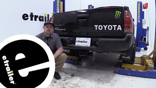 DIY Install: etrailer Trailer Hitch Receiver on your 2013 Toyota Tacoma