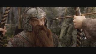 Gimli funny moments - The Lord of the Rings: The Fellowship of the Ring (Theatrical edition)
