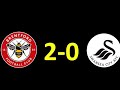 2-0 BrentFord vs Swansea fc championship finals playoff