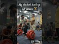 sub junior 140kg lift target160kg deadlift viral gym motivation trending