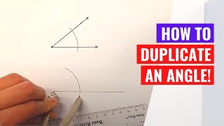 Duplicating an Angle by Construction