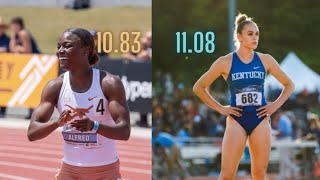 Julien Alfred FIGHTS Abby Steiner For 100m Win | 2022 NCAA Outdoor Championship
