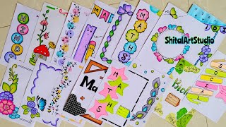 20 Beautiful Border Designs Project Work Designs A4 Sheet File Front 20 Beautiful Border Designs Project Work Designs A4 Sheet File Front