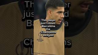 Barcelona lost the champions league because of him! #football #trending #viral