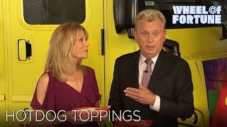 Pat & Vanna Hotdog Toppings | Wheel of Fortune