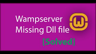 Wampserver Missing dll file