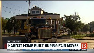 Habitat home built during fair moves