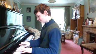 Henry Byrne inspirational piano music 1 age 12