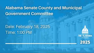 Alabama Senate County and Municipal Government Committee