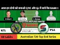 NTS vs PSA Dream11||NTS vs PSA Dream11 prediction||Australian T20 Top End Series||NTS vs PSA gl team