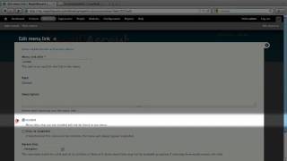 27. How to enable, edit and move a menu item (a Drupal how-to)