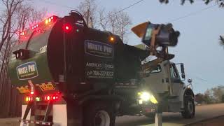 Waste pro: Heil CP Python Side Loader Garbage Truck
