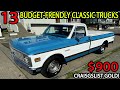 Affordable & Awesome – 13 Classic Trucks Found on Craigslist!