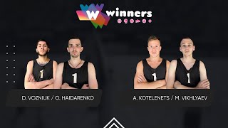 Winners Beach Volleyball. Men. D. Vozniuk / O. Haidarenko - A. Kotelenets / M. Vikhlyaev 04.02.2025