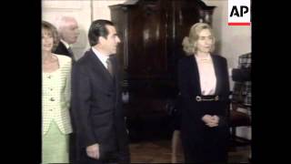 CHILE: HILLARY CLINTON MEETS PRESIDENT EDUARDO FREI