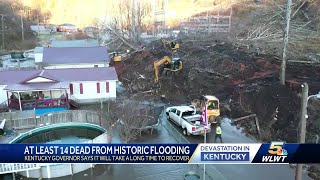 Kentucky Gov. Beshear says search and rescue still ongoing after devastating floods