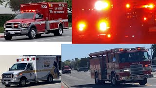 DECEMBER Compilation— ALL Response Videos! Fire Trucks, Ambulances, Police \u0026 MORE! #vcfd