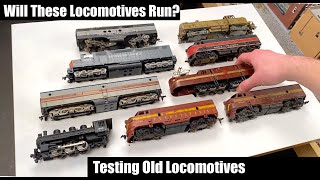 Testing Vintage HO Locomotives - Will They Run?