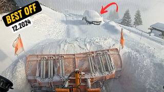 ❄️BEST OF Snow removal for Christmas 2024❄️1 meter of fresh snow❄️Extreme snow removal in the Alps