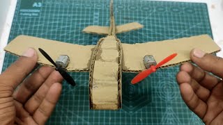 how to make plane at home using dc motor and paper | diy projects | homemade airplane