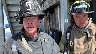 Firefighter 2 and 1/2 Inch Hose Management